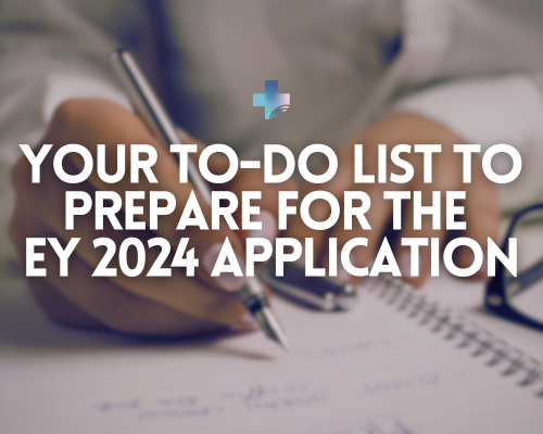 Here's what you need to do to prepare for your EY 2024 application.