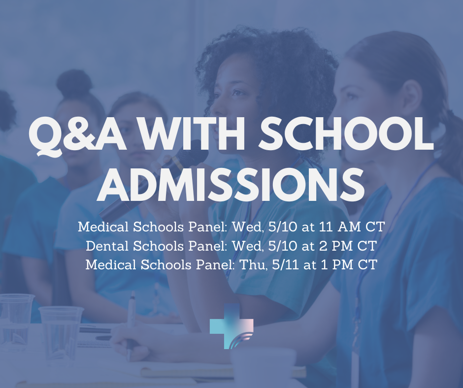Join the TMDSAS Dental and Medical Schools as they address your questions before you submit your application.